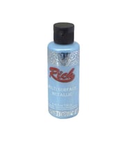 Rich Multi Surface Metalik Her Yüzey İçin Akrilik Boya 120 cc. 6538 BEBEK MAVİ 