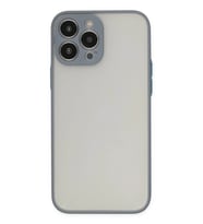 Mey İthalat® iPhone 15 Pro Kılıf Montreal Silikon Kapak - Gri