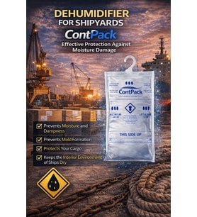Contpack Hanging Moisture Absorber Container Dryer Anti-Condensation Preventer 5 Piece 1900 Gr