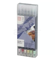 Zig Art & Graphic Twin RB+F Çift Uçlu Çizim Kalemi 12li Set TUT-95/12VPA