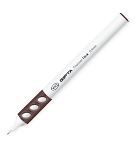 GIPTA FINELINER THICK 04 MM YUVARLAK GÖVDE KOYU KAHVE