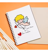 Eros Beni Tam Kalbimden Vurdun Tasarımlı Defter