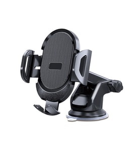 Araç İçi Telefon Tutucu Vantuzlu Teleskopik Kollu 360° Döner Cam ve Torpido Uyumlu Telefon Standı