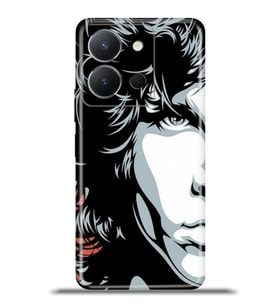 Vivo Y36 Kapak HD Renkli Dizayn Silikon Kılıf - Jim Morrison