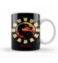 Mortal Kombat Retro Japanese Kupa Bardak Porselen