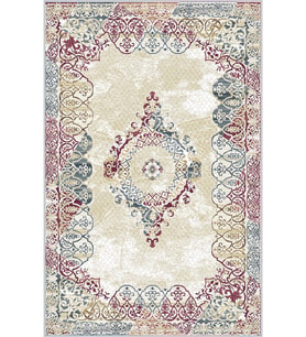 Eliana Home Baskılı, Yıkanabilir Kaymaz Taban Salon Halısı LNA1483 100x150 cm (Bej)