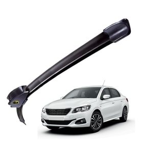 Mega Oto Market RBW Otomobil Sileceği Muz Silecek Takımı 60/40 cm 24/16 inch Citroen C Elysee - Peugeot 301 - Renault Clio 3 ile uyumlu