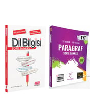 Karekök TYT Paragraf ve AKM Dil Bilgisi Soru Bankası Seti 2 Kitap