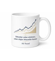 Finans Analistine Hediye Risk Yönetimi Hisse Senedi Değerleme Baskılı Kupa Bardak
