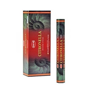 Citronella Güney Asya Otu Kokulu 20 Çubuk Tütsü (Çok Renkli-Multı)