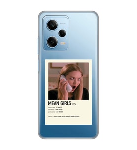Redmi Note 12 Pro 5G Uyumlu Mean Girls Tasarımlı Şeffaf Telefon Kılıfı