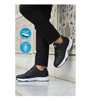 Walkway-2041-ERYA M Siyah-Siyah Erkek Spor Ayakkabı