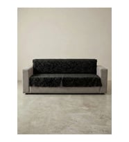 Sofline Kaymaz Tabanlı Tay Tüyü Çekyat, Koltuk, Kanepe Örtüsü(PEMBE RENK)(175X210CM)