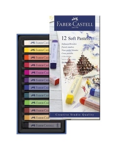 Faber Castell Creative Studio Toz (Soft) Pastel Boya 12 Renk 