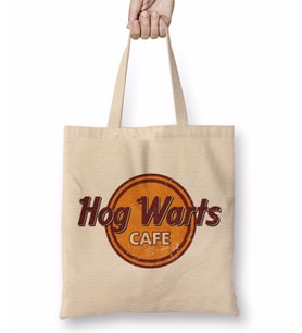 Harry Potter Hogwarts Cafe Bez Çanta Uzun Saplı