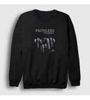 Presmono Unisex Siyah Insomnia Maxi Jazz Faithless Sweatshirt 458781tt