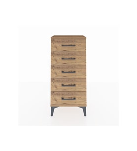 Arges Komodin 5 Çekmeceli 44x30x96 Çam-Çam
