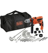 Black + Decker Cd714Crew2 Darbeli Matkap, Kırmızı, 710 W, Beh710Sa40