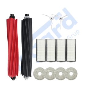Roborock Q Revo Master Uyumlu 1 Ana Fırça 2 Yan Fırça 4 Filtre 4 Mop