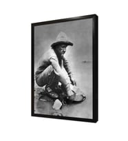 Altın Arayan Adam Çerçeveli Mdf Tablo