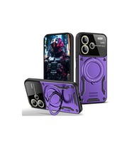 Note 13 Pro Plus Joy Lens Standlı Kapak - Mor