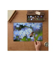Unutma Beni Çiçeğindeki Arılar Tasarımı 240 parça Ahşap Puzzle Ahşap Kutuda MP04972