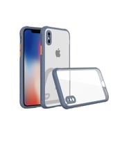 Pilelistore   iPhone XS Max Kılıf Miami Şeffaf Silikon - Gri