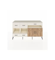Kronos Konsol 4 Raflı 5 Çekmeceli 2 Kapaklı 176x59x99 Aytaşı-Çam/Aytaşı