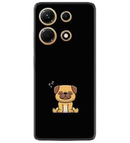 Infınix Note 30 Kılıf Resimli Desenli Silikon Platinium Series Uyuyan Köpek 1875