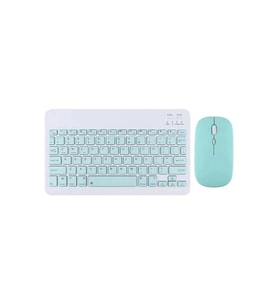 Uray store KYB71 Kablosuz Türkçe Q Klavye Mouse Set - Açık Yeşil