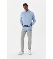 No Fear Erkek Sweatshirt Kapüşonlu Mavi M500218
