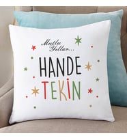 Kişiye Özel Mutlu Seneler İsme Özel Yastık