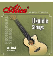 Alice AU04 Ukulele Tel Seti - Modified Nylon (Eğitim - Parlak Ton)  Modifiye Edilmiş Naylon Yapı, Parlak Ada Sesi ve Yumuşak Çalım Hissi  Uyum: Soprano ve Concert Ukulele Modelleri (4'lü Tam Takım Set)