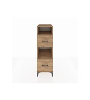 Kronos Dolap 2 Raflı 2 Çekmeceli 44x59x134 Çam-Çam