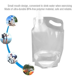 Plastik Kapaklı Su Torbası 1 Litre