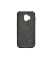 Samsung Galaxy J2 Pro 2018 Uyumlu Kılıf Zore Shining Silikon (Siyah)