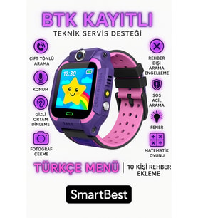 Çocuk Takip Saati, Sim Kartlı, LBS Kamera Özellikli, Güvenli ve Kullanışlı