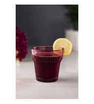 Akrilik Mürdüm Tekli Kısa Bardak & Su Meşrubat Kahve Yanı Bardağı 300 ml ( Cam Değildir )