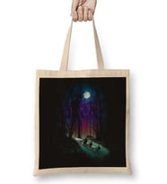 Stranger Things Stranger İn The Woods Bez Çanta Uzun Saplı