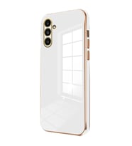 Samsung Galaxy A15 4g Kılıf Volet Silikon - Beyaz