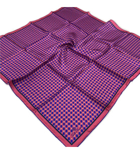 Silk Home Koyu Gül Kurusu Tivil İpek Eşarp 11418-10