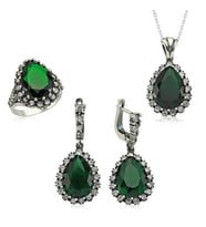 Hürrem Sultan Otantik 925 Ayar Gümüş Kadın Set