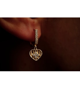 Gönül Penceresi Küpe (Gold)