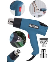 Steiner Alman Gt-3000 Watt 2 Kademeli Isı Tabancası Çelik Rezistans Profesyonel Sıcak Hava Üfleme Ta