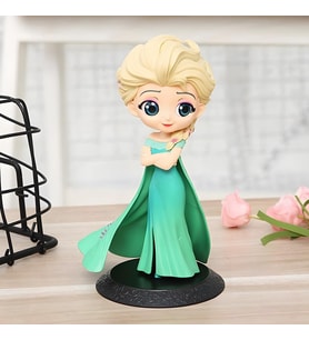 Karlar Ülkesi Frozen Prenses Elsa Anime Karakter Figür Oyuncak Dekoratif Hediyelik Biblo Bebek 15 cm