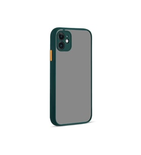 Mey İthalat® iPhone 12 Kılıf Montreal Silikon Kapak - Yeşil