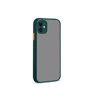 Mey İthalat® iPhone 12 Kılıf Montreal Silikon Kapak - Yeşil