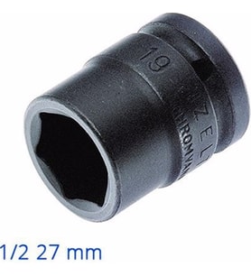 İZELTAŞ ALTI KÖŞE HAVALI LOKMA ANAHTAR 27 MM 1/2'' (Karışık)