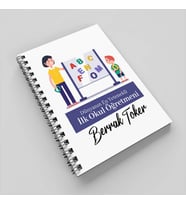 İlk Okul Öğretmeni Tasarımlı Defter