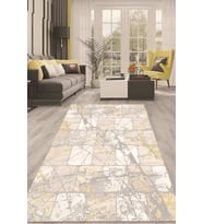 Dijital Kaymaz Taban Yıkanabilir Modern Renkli Salon Halısı Mutfak Halısı Yolluk ND-HT-89 (Krem)